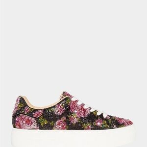 Floral Embellished Women's Sneakers Betsey Johnson